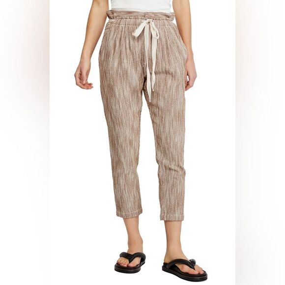 Free People Pants - Free People Light At Sunrise Crop Pants in Beige 035